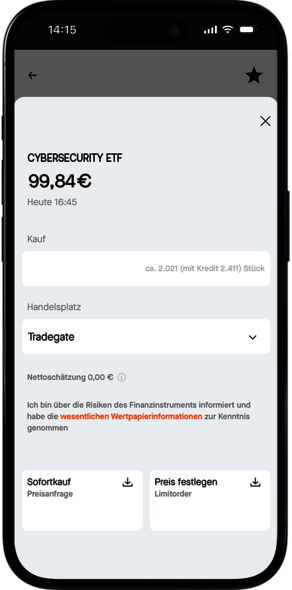 Einfache Ordermaske